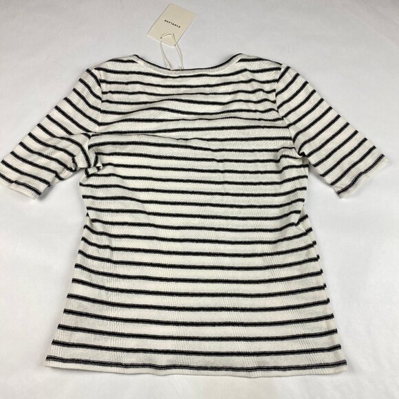 NWT Everlane The Vintage Rib Scoop-Neck Top Women's Size Small - Picture 4 of 13